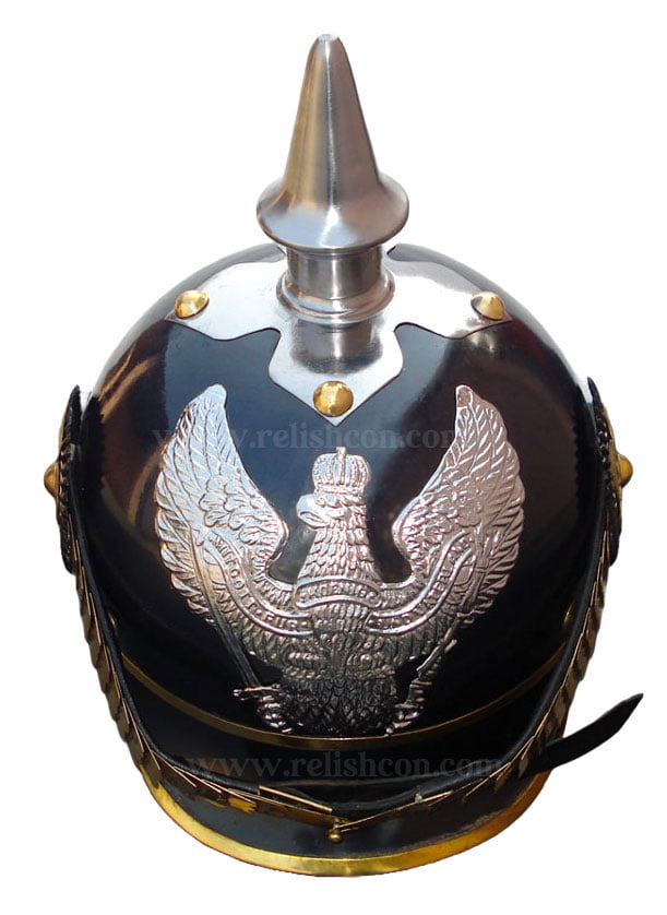 <span style="margin: 0px 0px 5px 0px; font-weight: 600;">R-1903</span><br />Black-Cuirassier Pickelhaube