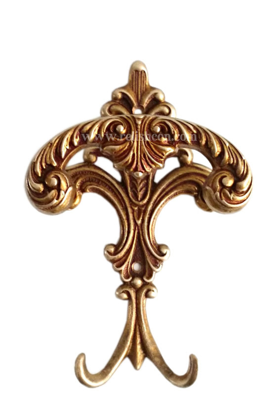 <span style="margin: 0px 0px 5px 0px; font-weight: 600;">R-3242</span><br />Embossed Wall & Coat Hook