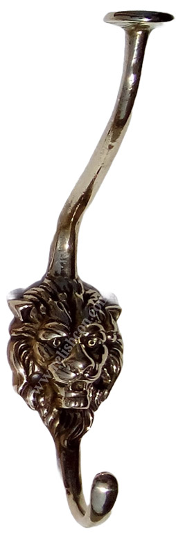 <span style="margin: 0px 0px 5px 0px; font-weight: 600;">R-3244</span><br />Lion Head Wall & Coat Hook