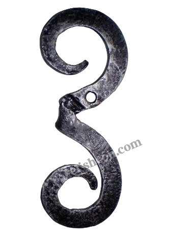 <span style="margin: 0px 0px 5px 0px; font-weight: 600;">Number 3</span><br />Hand Forged Number “3”