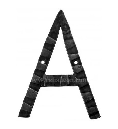 <span style="margin: 0px 0px 5px 0px; font-weight: 600;">Letter A</span><br />Hand Forged Letter “A”