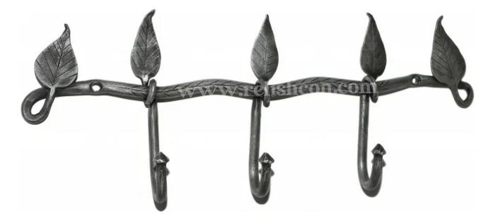 Hand Forged Leaf Hook Hanger