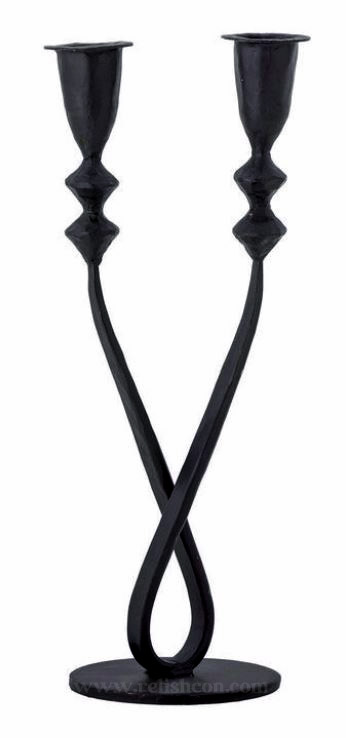 <span style="margin: 0px 0px 5px 0px; font-weight: 600;">R-3702</span><br />Forged Candle Holder