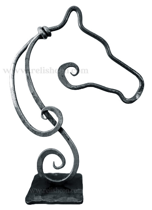 <span style="margin: 0px 0px 5px 0px; font-weight: 600;">R-3775</span><br />Hand Forged Horse Head