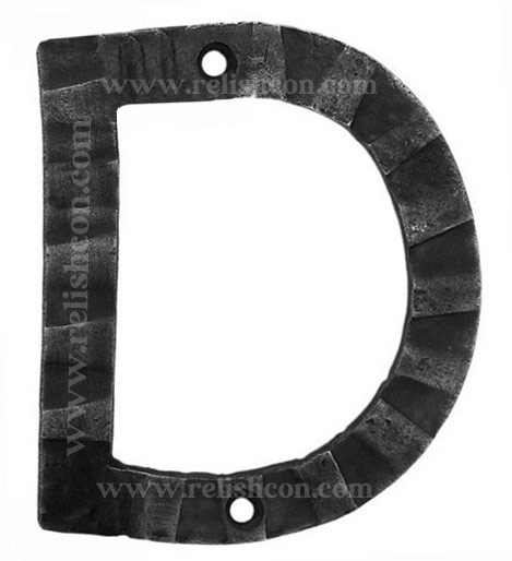 <span style="margin: 0px 0px 5px 0px; font-weight: 600;">Letter D</span><br />Hand Forged Letter “D”